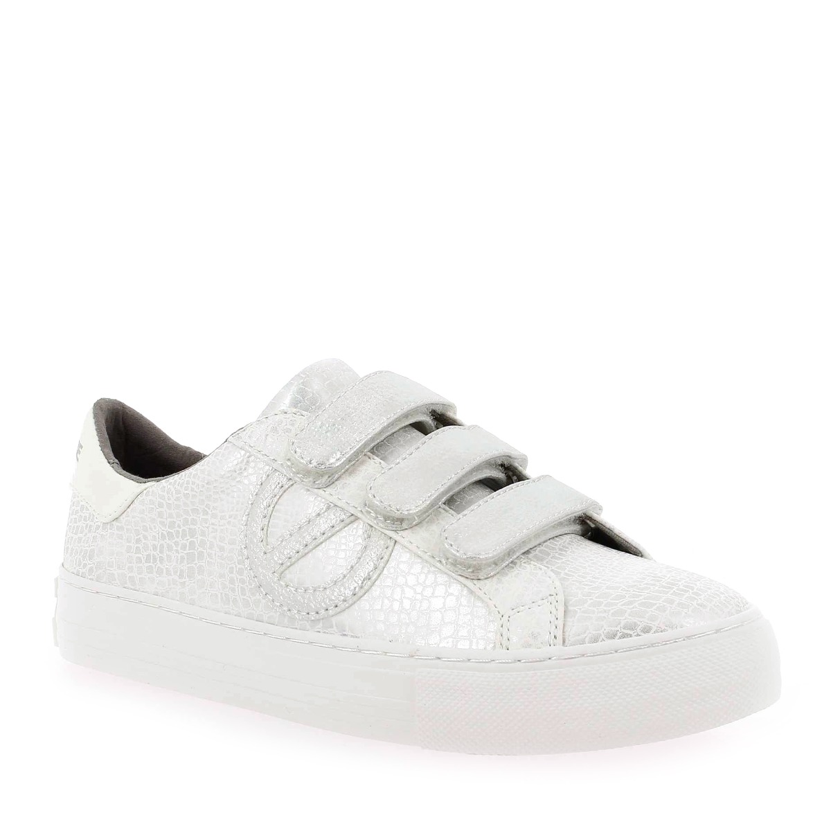 Chaussures No Name ARCADE STRAPS SIDE MASTER Argent pour Femme JEF Chaussures