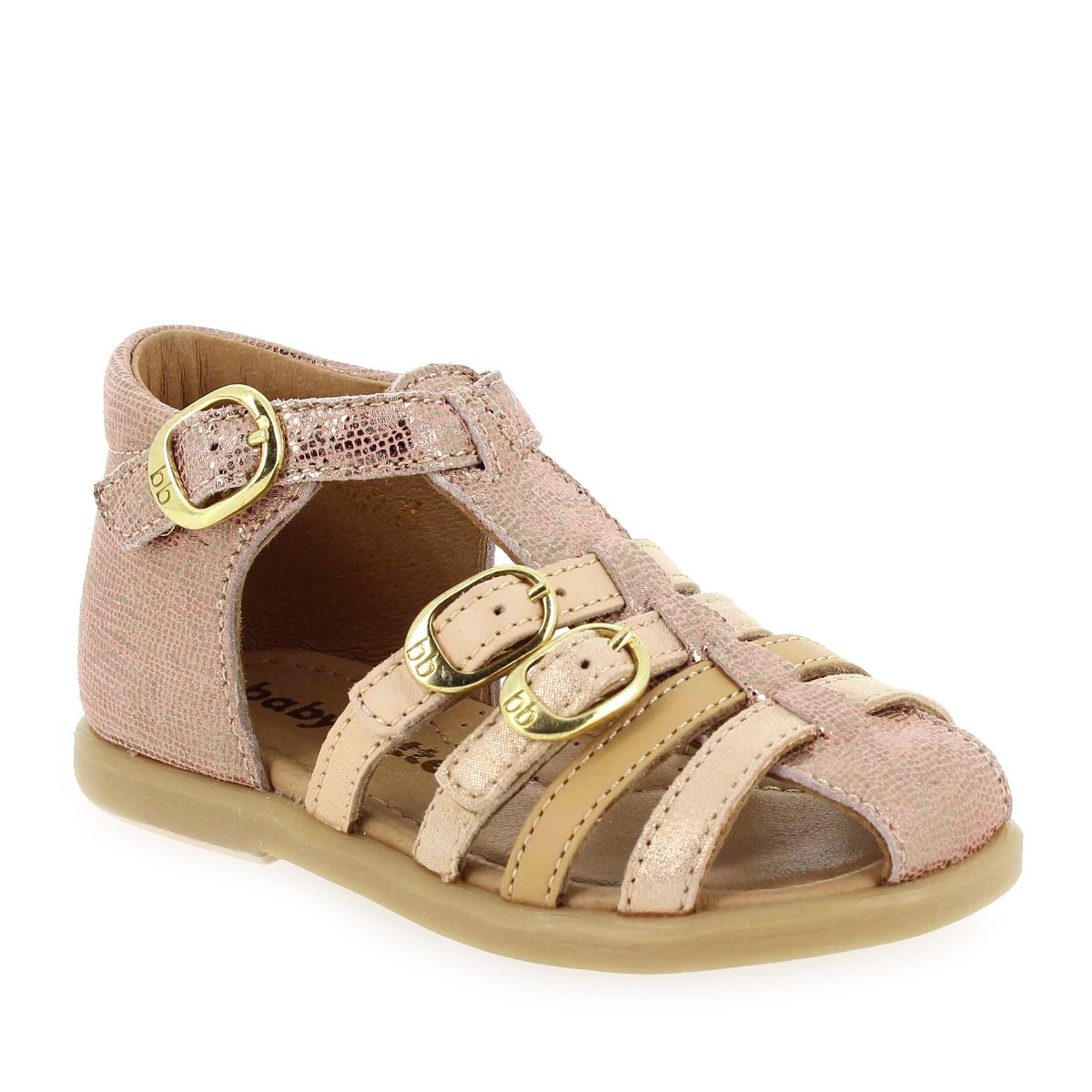 Chaussures Babybotte TWIX E22 Rose pour Bebe fille Enfant fille JEF Chaussures