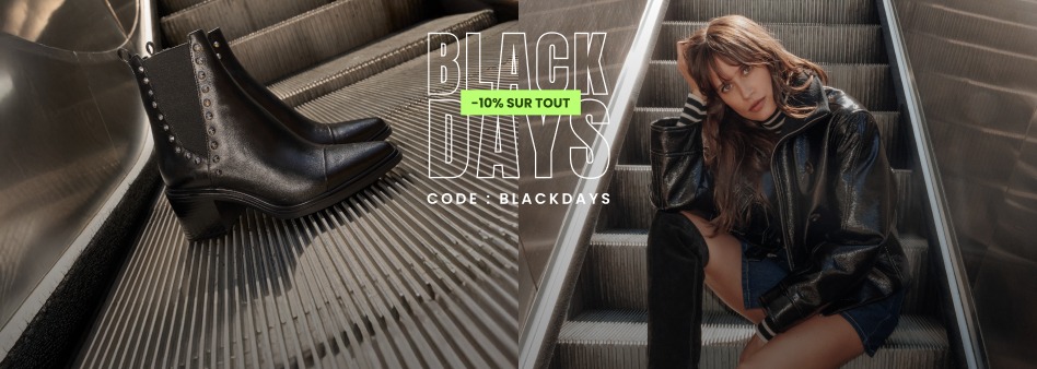 Black Days -10% sur tout avec le code blackdays