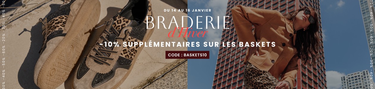 -10% supplémentaires sur les baskets